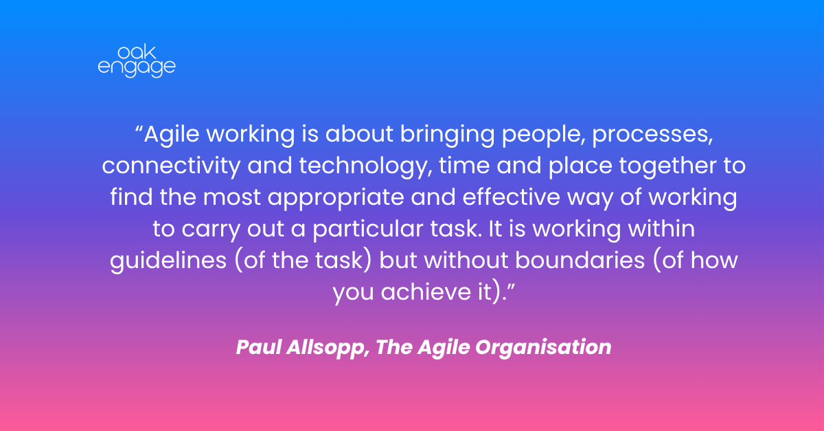 Agile organisation quote