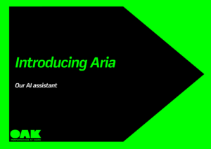 Oak Engage launches Aria, the AI assistant for effortless employee engagement - Featured image